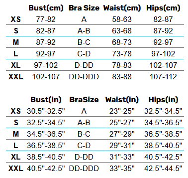 2025 Billabong Womens Rash & Swimwear 0 Size Chart
